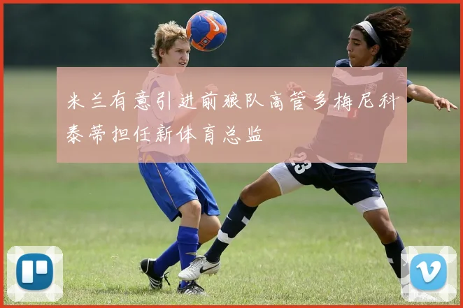 米兰有意引进前狼队高管多梅尼科泰蒂担任新体育总监